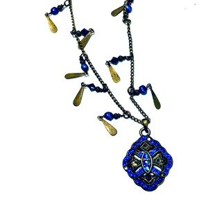 Bohemian Blue Beauty Necklace